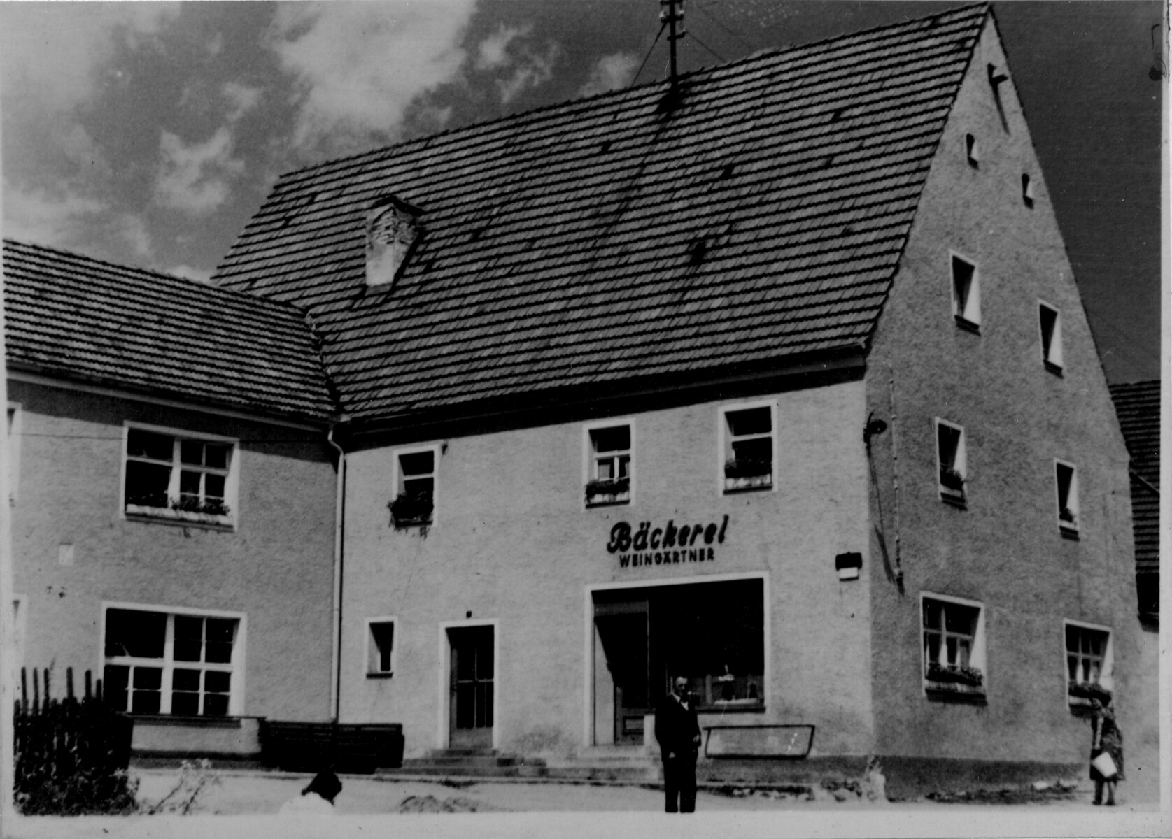 Bäckerei Weingärtner um 1960